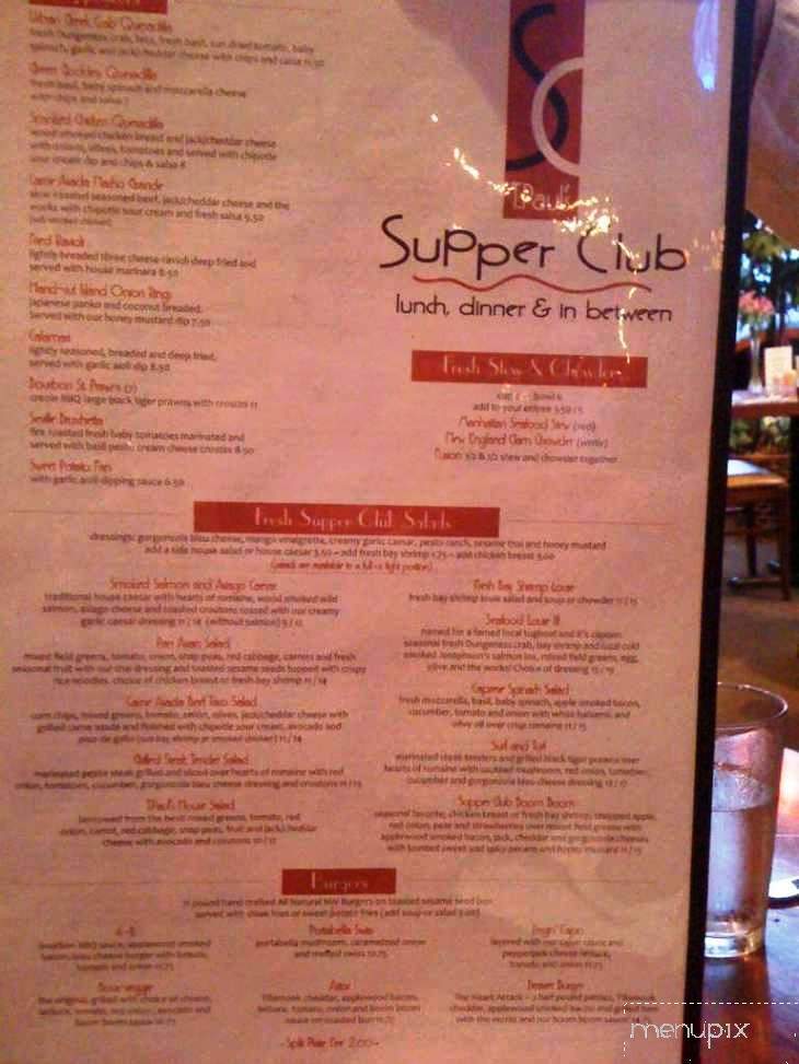 T. Paul's Supper Club - Astoria, OR menu_pic