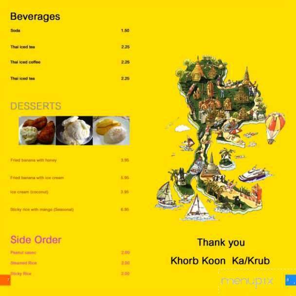 Thai Abode - Portland, OR menu_pic