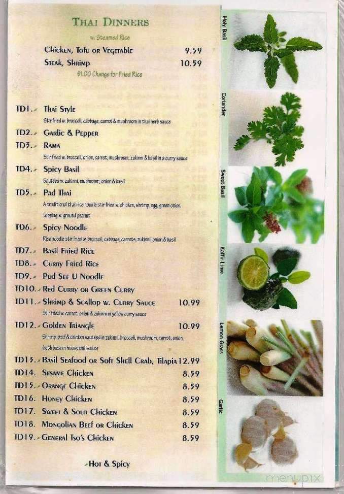 Taki Japanese Cuisine - Hermitage, TN menu_pic