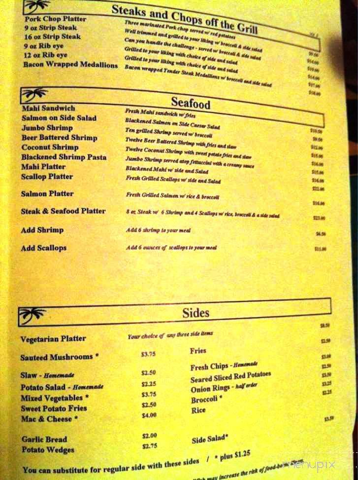 Trey's Deli & Grill - Jacksonville, FL menu_pic