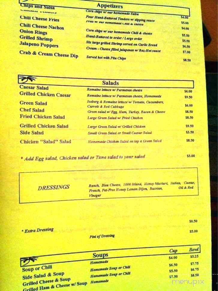 Trey's Deli & Grill - Jacksonville, FL menu_pic