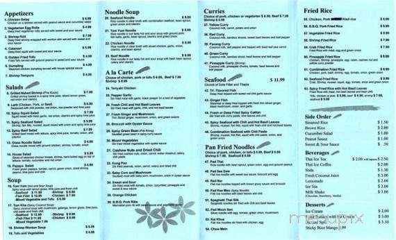 Thai Silk Express - Los Angeles, CA menu_pic