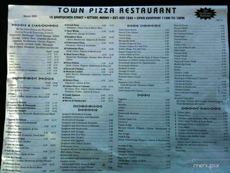 /1900159/Town-Pizza-Restaurant-Kittery-ME - Kittery, ME
