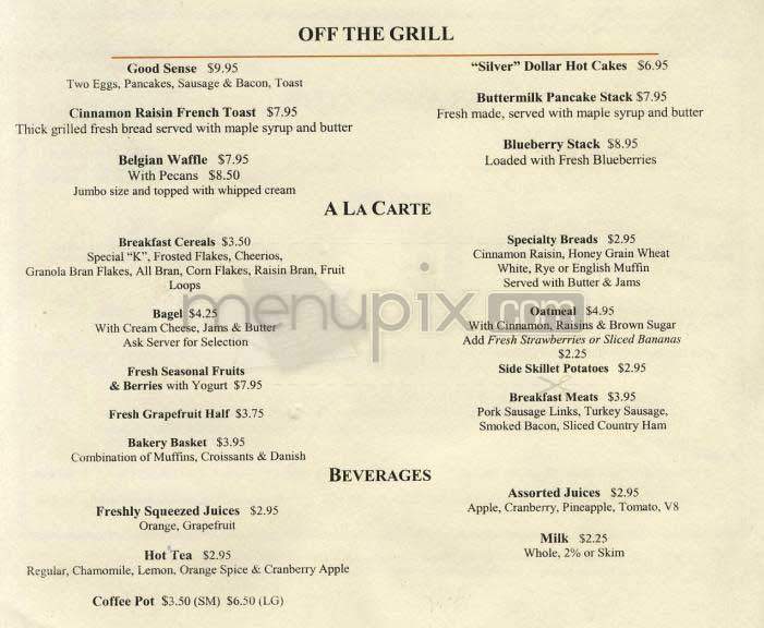 14K (Crowne Plaza) - Washington, DC menu_pic