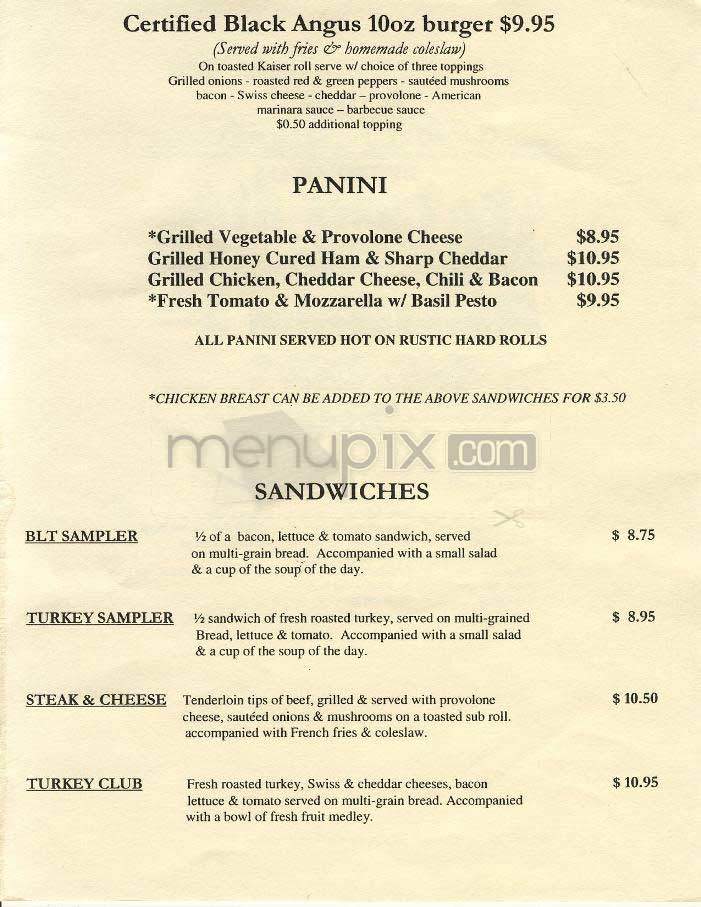 4th Estate Grille - Washington, DC menu_pic