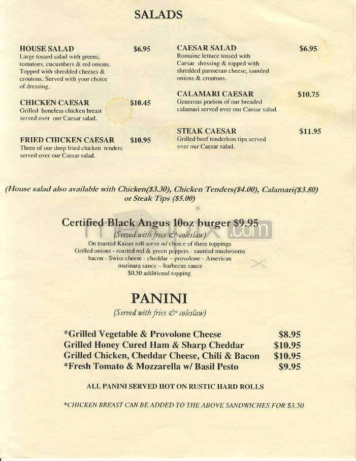 4th Estate Grille - Washington, DC menu_pic