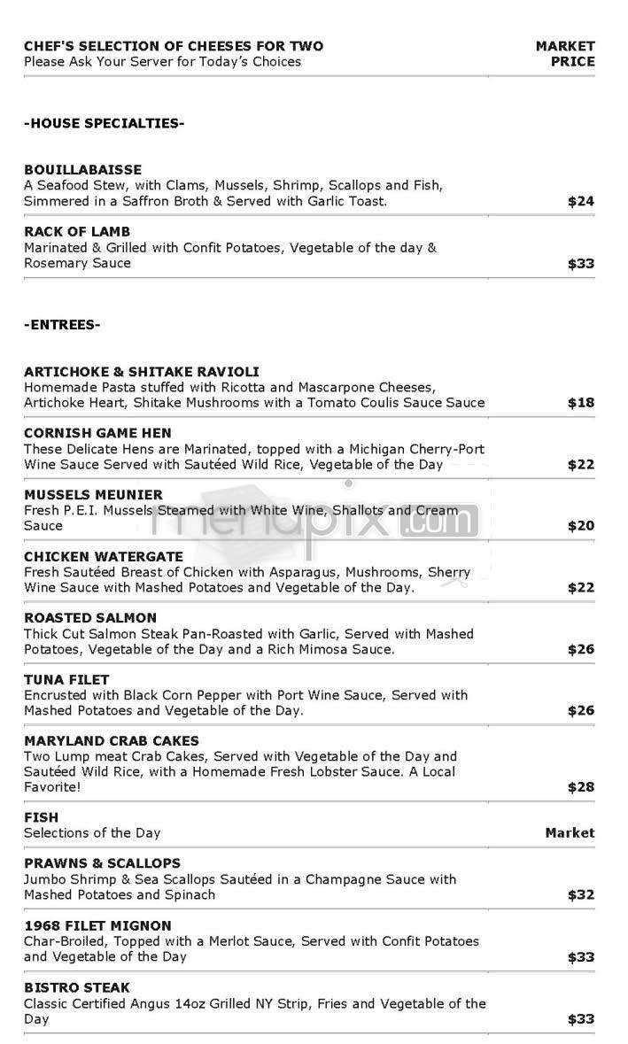 600 - Washington, DC menu_pic
