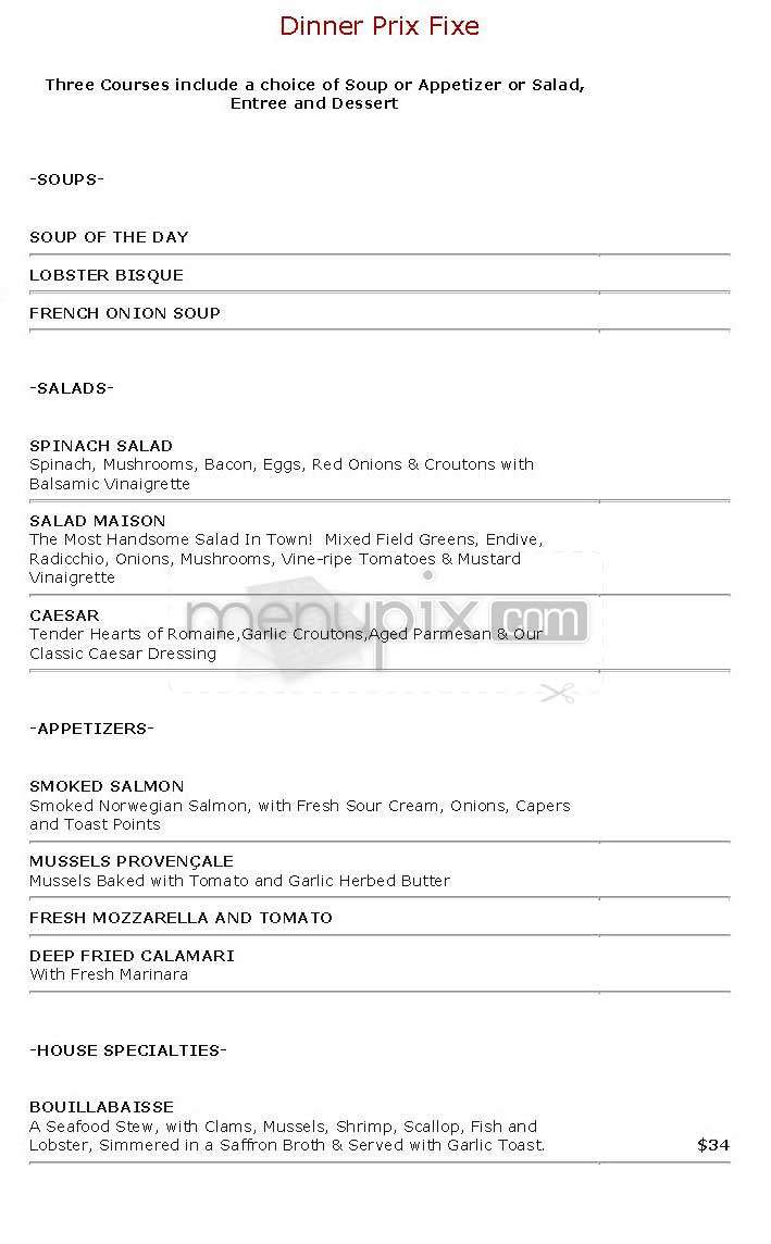 600 - Washington, DC menu_pic