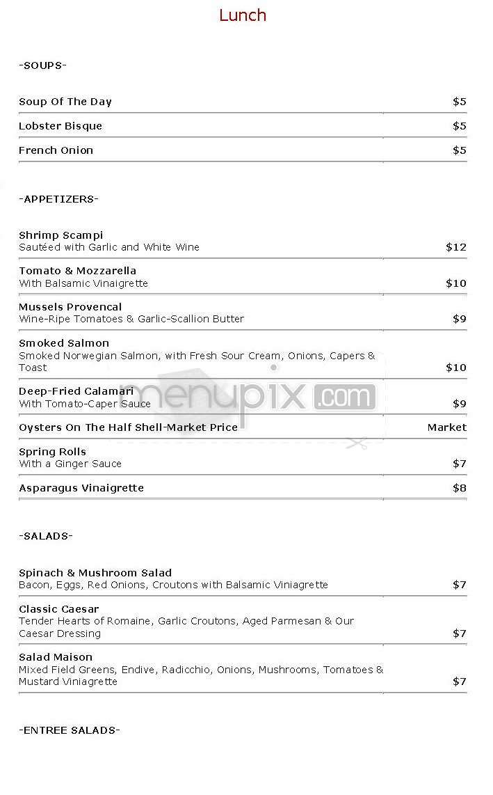 600 - Washington, DC menu_pic