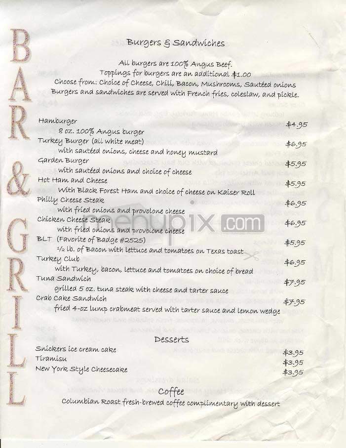 Adams Mill - Washington, DC menu_pic