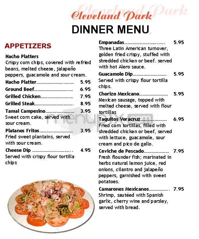 Alero - Washington, DC menu_pic