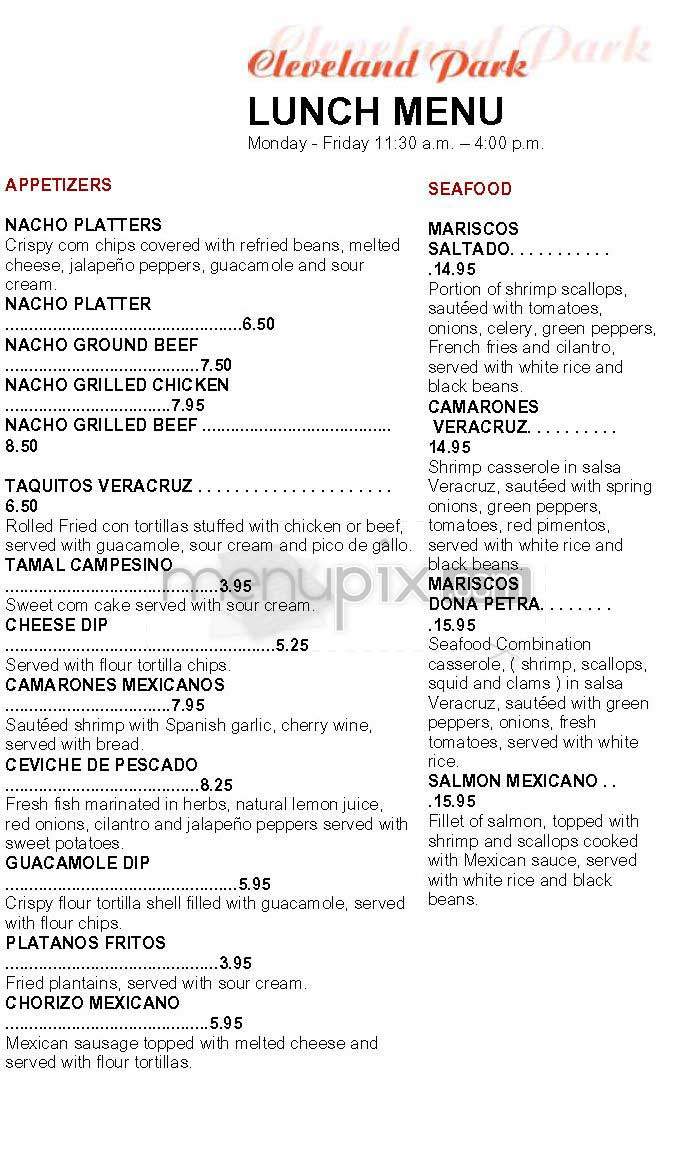 Alero - Washington, DC menu_pic