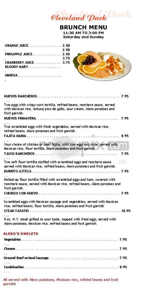 Alero - Washington, DC menu_pic