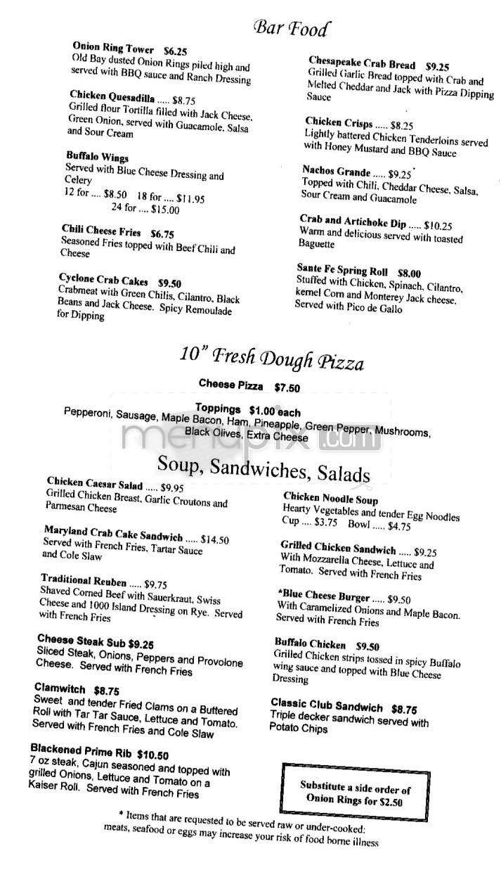 Allie's American Grille - Arlington, VA menu_pic