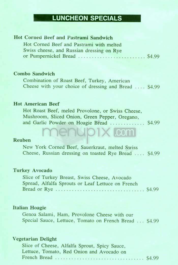 American Deli - Washington, DC menu_pic