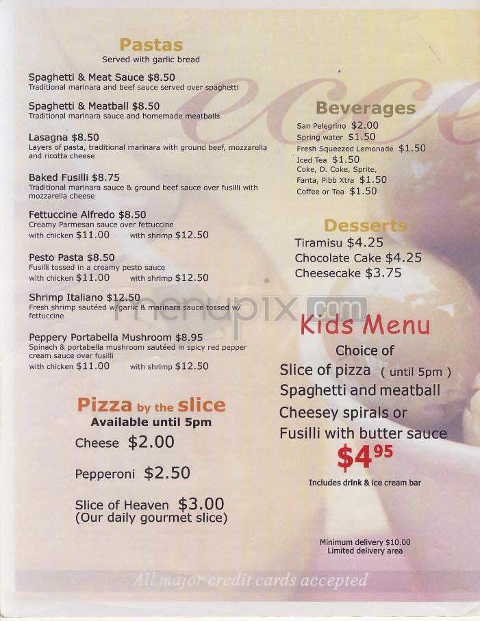 Angelico - Washington, DC menu_pic