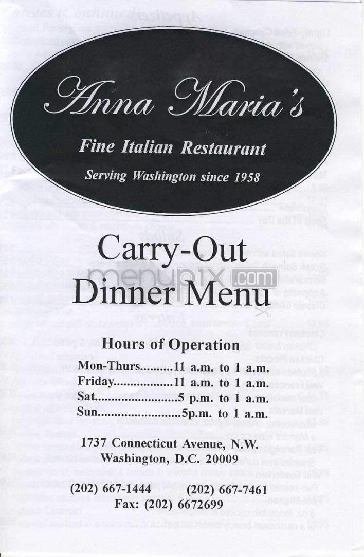 /501807/Anna-Marias-Washington-DC - Washington, DC