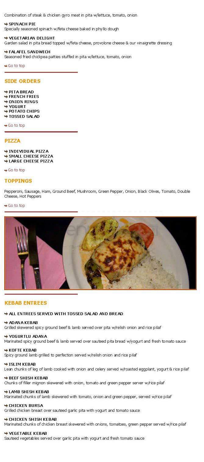 Atilla's - Arlington, VA menu_pic