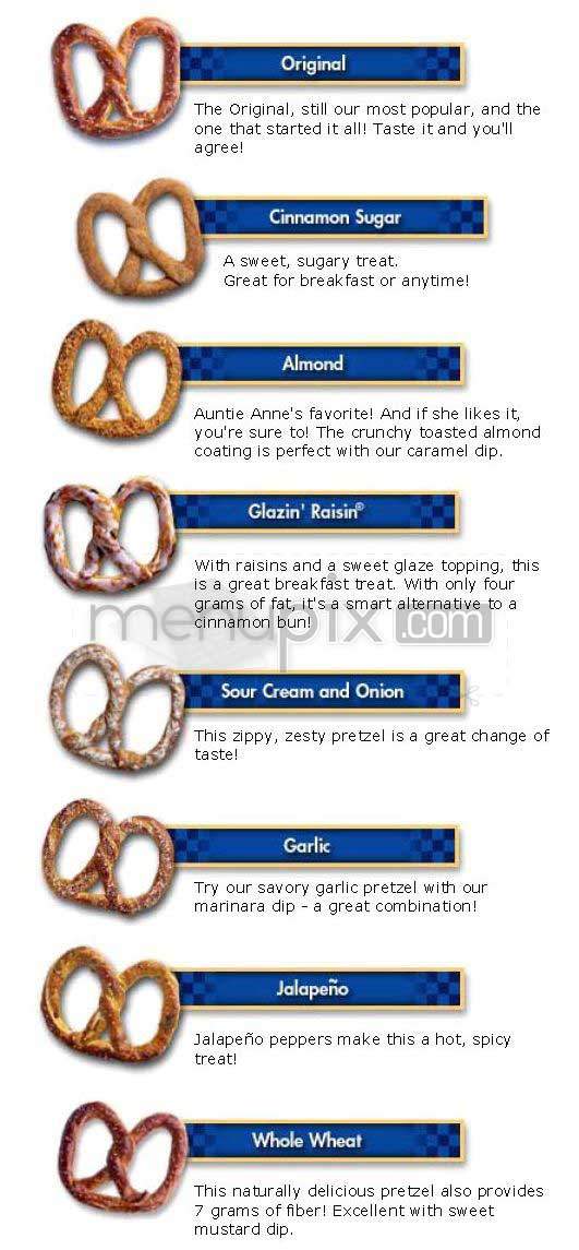 Auntie Anne's Pretzels - Arlington, VA menu_pic