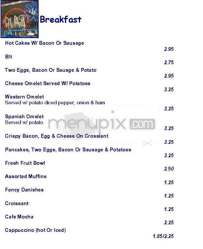 Baja Grille - Washington, DC menu_pic