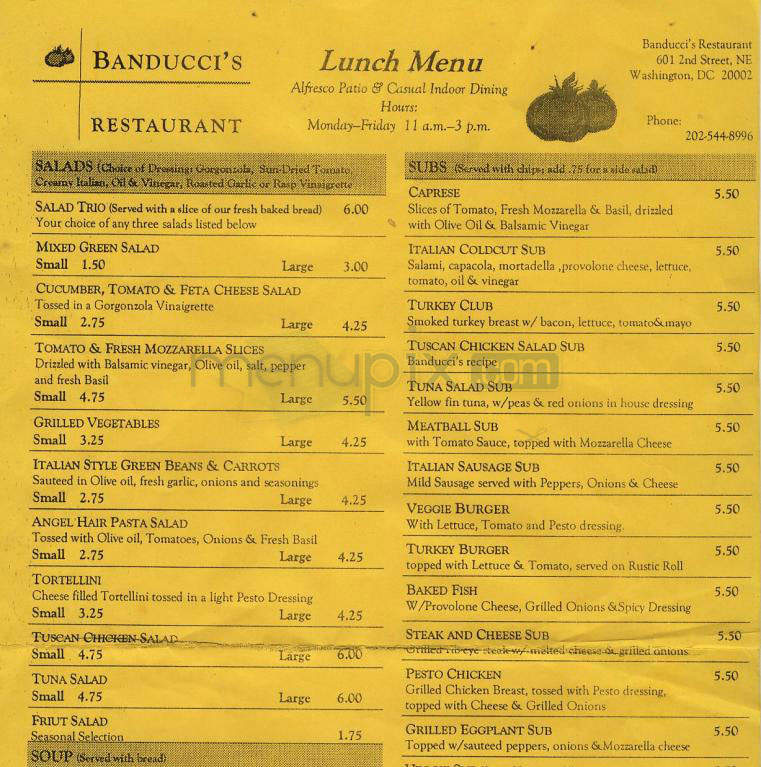 /500709/Banduccis-Restaurant-Washington-DC - Washington, DC