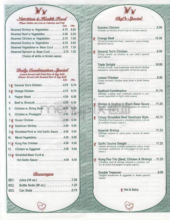 Becky's Cafe - Joshua, TX menu_pic