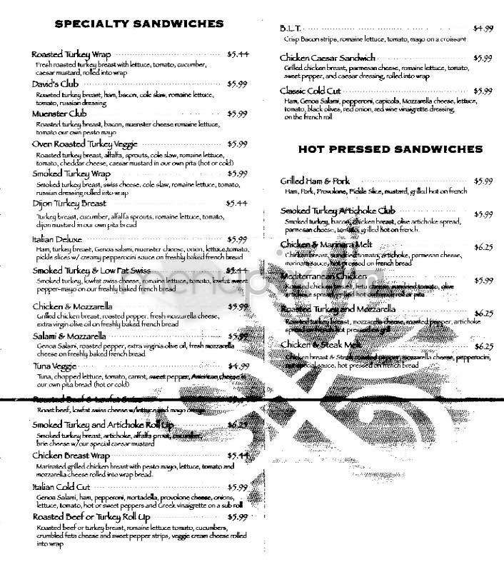 Best Sandwich Place - Washington, DC menu_pic