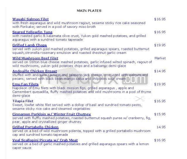 Bilbo Baggins - Alexandria, VA menu_pic