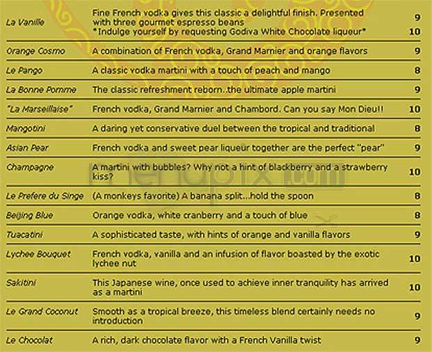 Bistro Asiatique - Bethesda, MD menu_pic