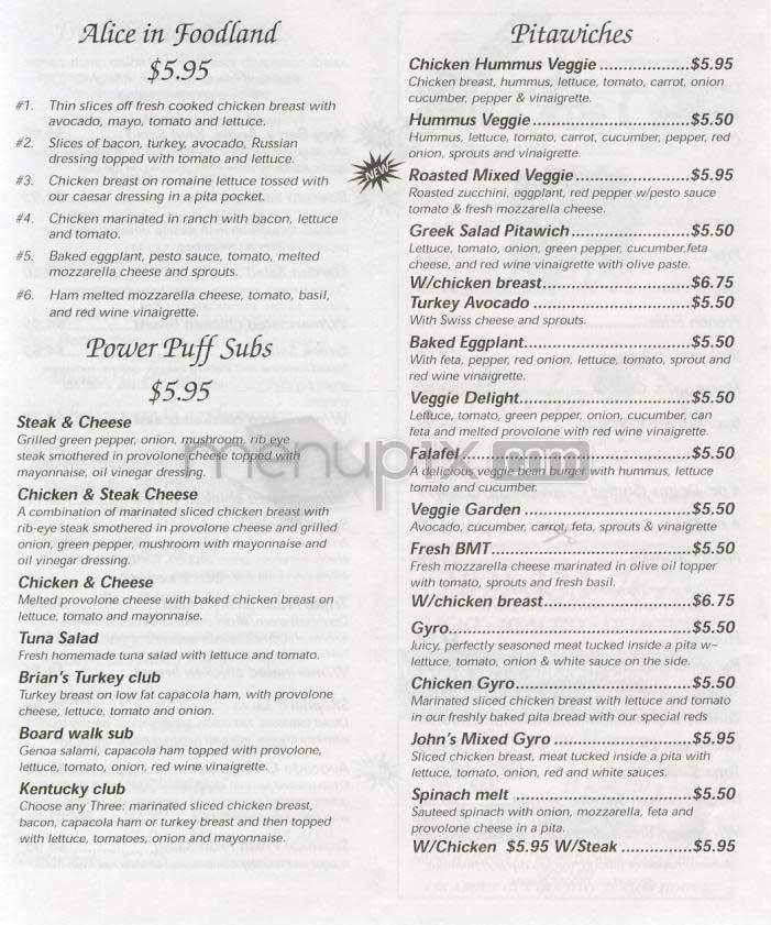 Bistro Med - Washington, DC menu_pic