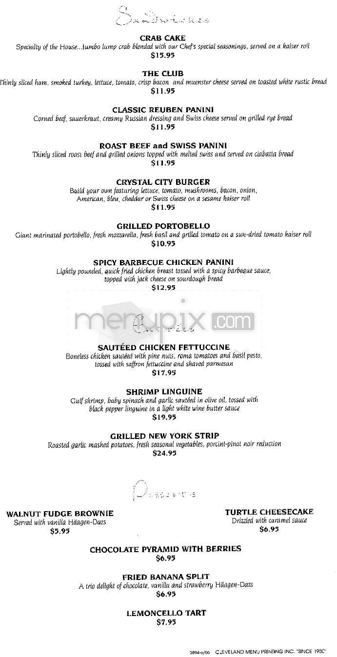 Bistro Ondine's Restaurant (Hilton Crystal City) - Arlington, VA menu_pic