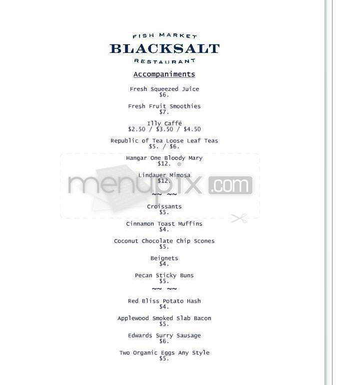 Blacksalt - Washington, DC menu_pic