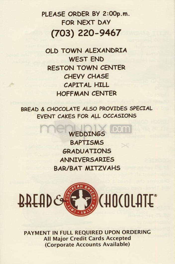 /501940/Bread-and-Chocolate-Washington-DC - Washington, DC