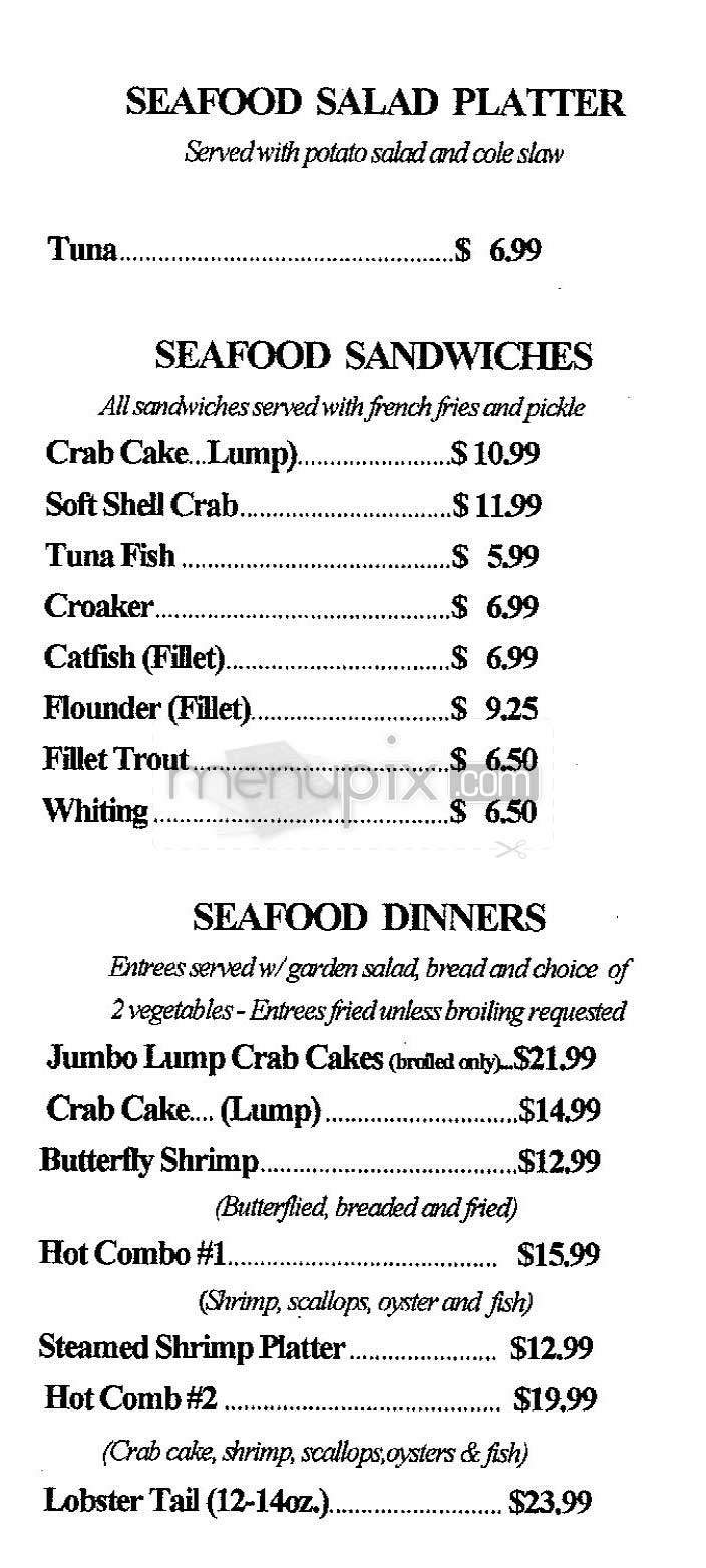 Bubba's Muscogee - Washington, DC menu_pic