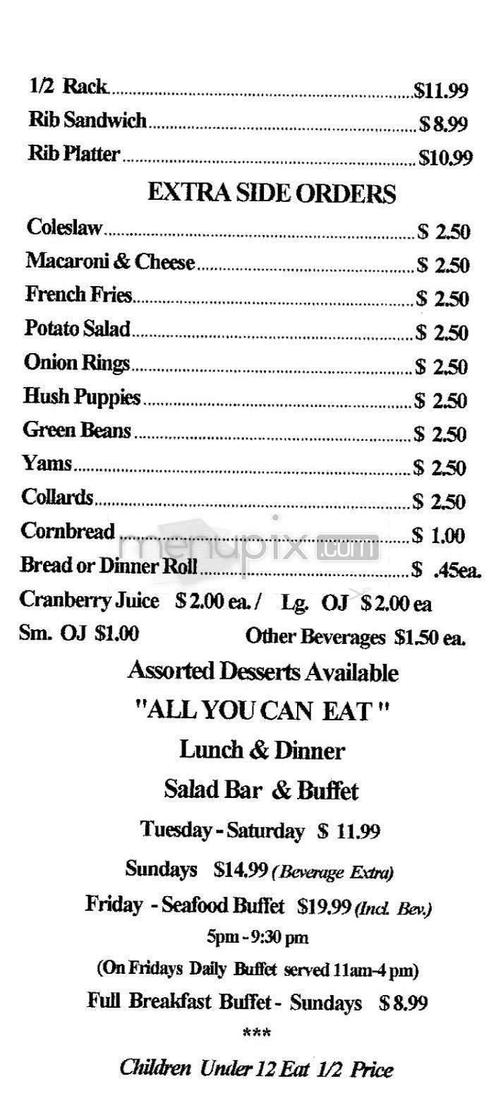 Bubba's Muscogee - Washington, DC menu_pic