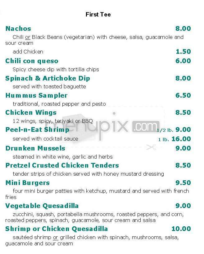 Caddies on Cordell - Bethesda, MD menu_pic