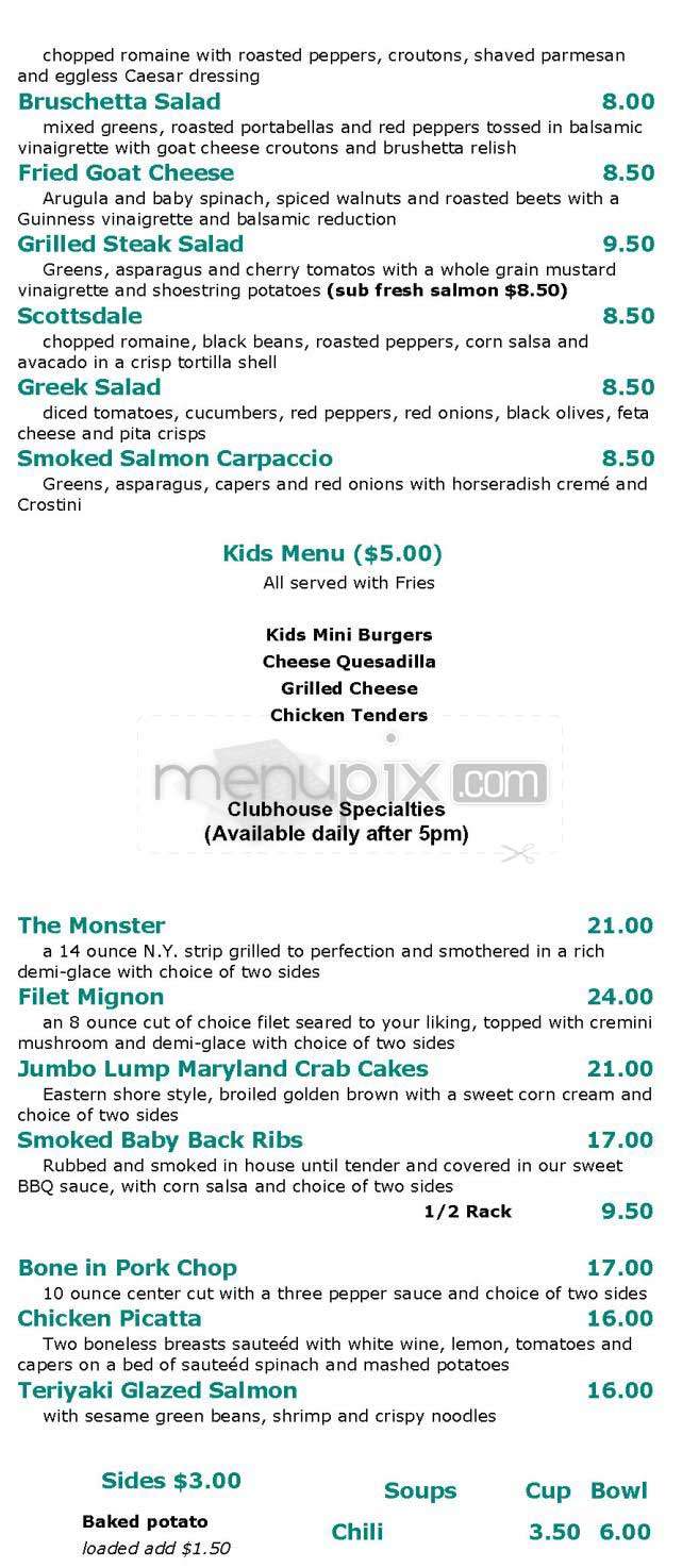 Caddies on Cordell - Bethesda, MD menu_pic