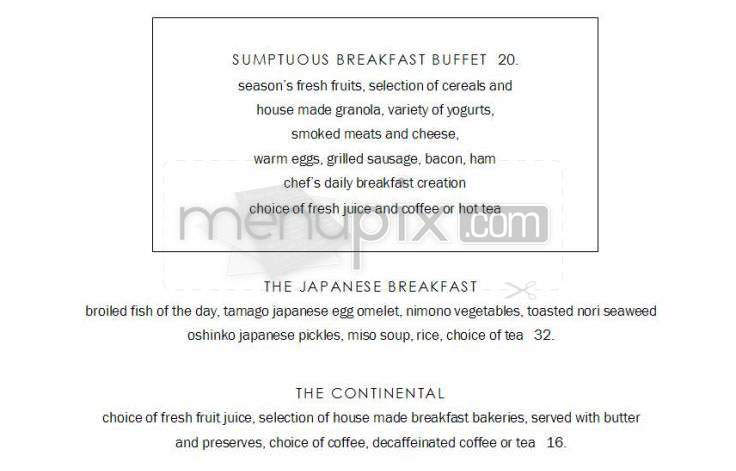 Cafe MoZU (Mandarin Oriental) - Washington, DC menu_pic