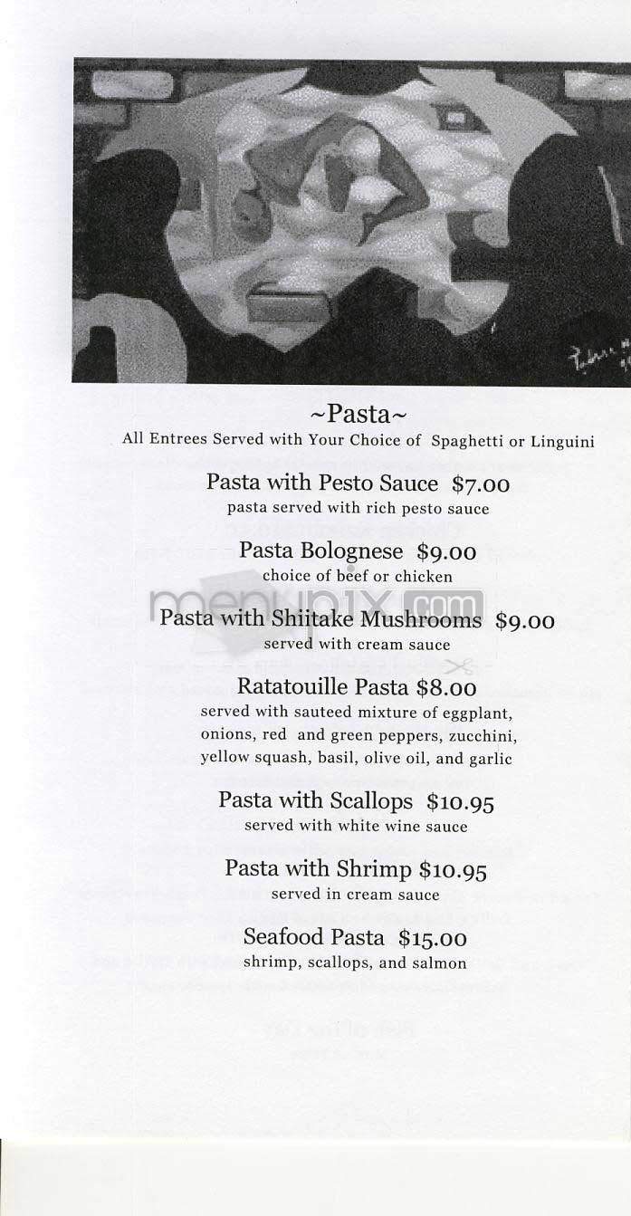 Cafe Nema - Washington, DC menu_pic