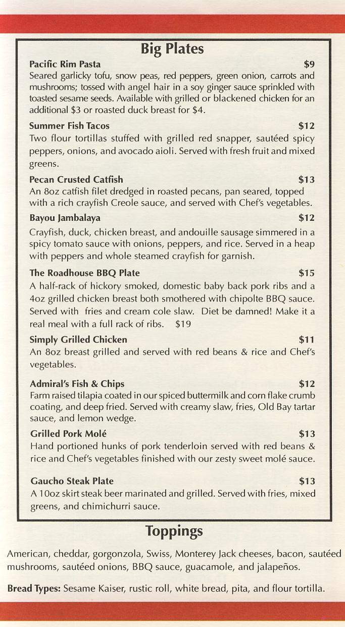 Capitol City Brewing Co. - Washington, DC menu_pic