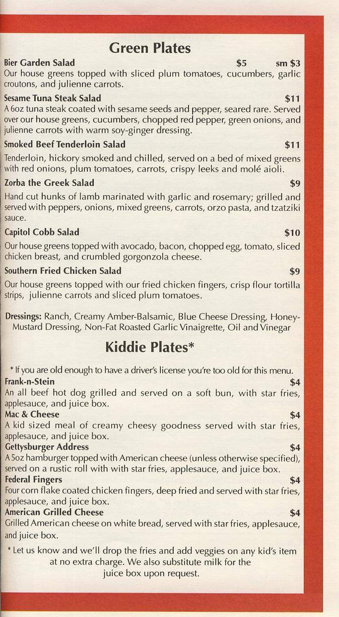 Capitol City Brewing Co. - Washington, DC menu_pic