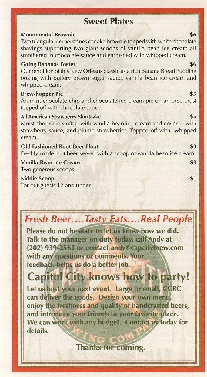 Capitol City Brewing Co. - Washington, DC menu_pic