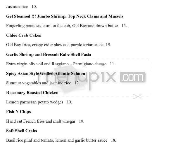 Chloe - Washington, DC menu_pic