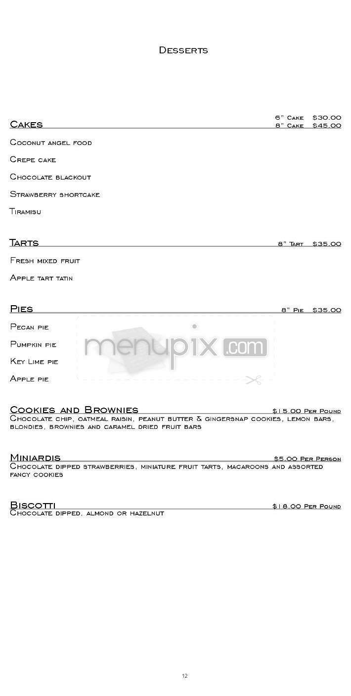 Dean & Deluca - Washington, DC menu_pic