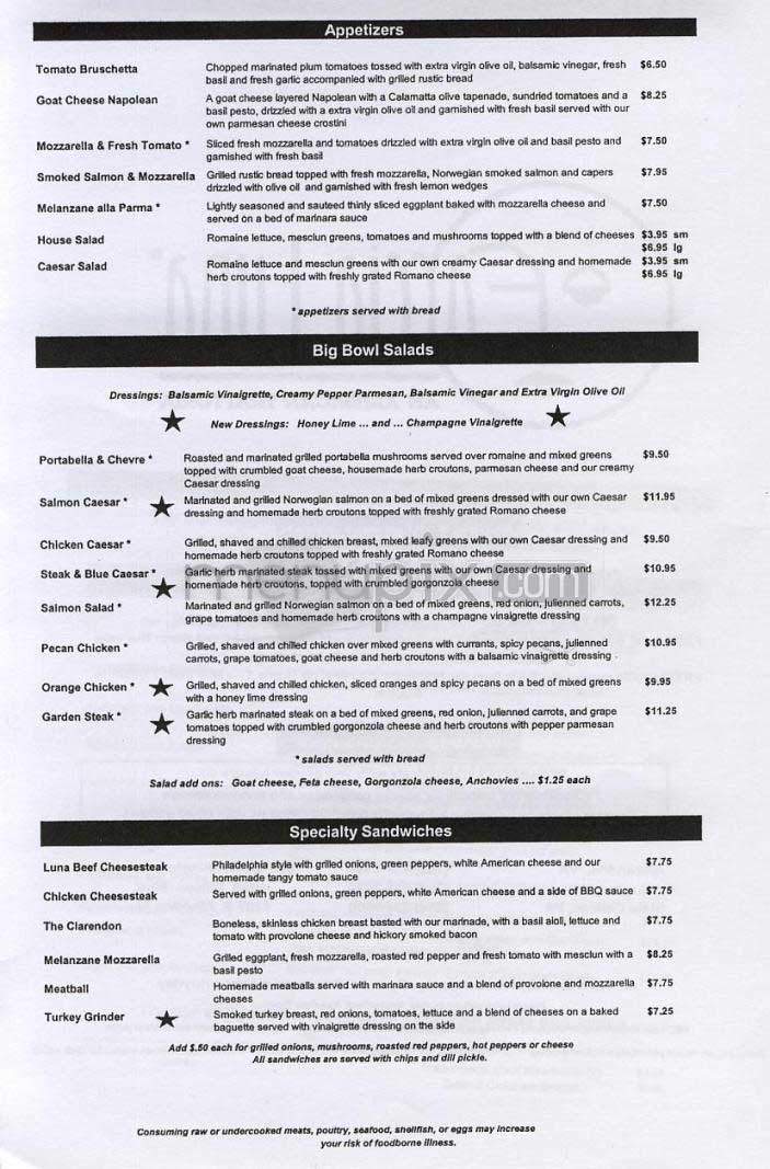 Faccia Luna - Arlington, VA menu_pic