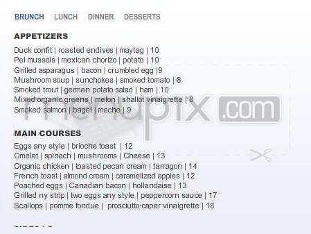 Farrah Olivia by Morou - Alexandria, VA menu_pic