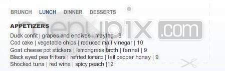 Farrah Olivia by Morou - Alexandria, VA menu_pic