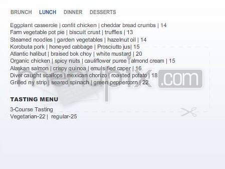 Farrah Olivia by Morou - Alexandria, VA menu_pic