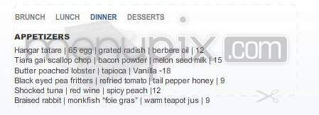 Farrah Olivia by Morou - Alexandria, VA menu_pic