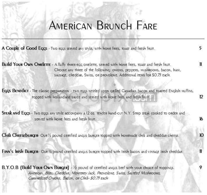 Finnmac Cool's - Washington, DC menu_pic
